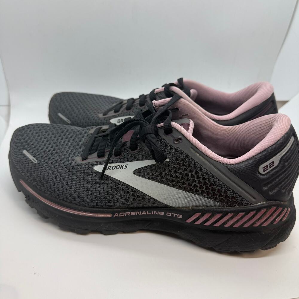 Brooks Adrenaline GTS 22 Running Sneakers Women’s Size US 9.5 Black 1203531B015